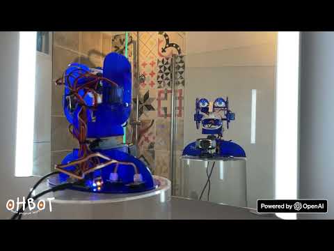 Ohbot in the mirror thumbnail